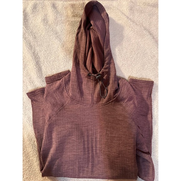 RBX Active Pullover Hoodie Women's M Brown Polyester Kangaroo Pocket Long Sleeve - Picture 1 of 8